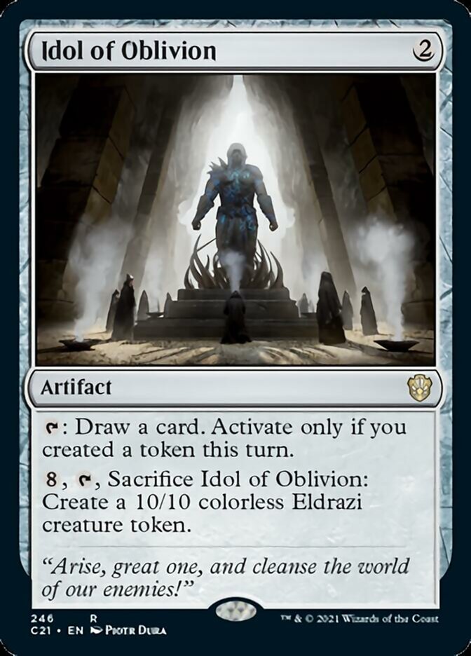 Idol of Oblivion [Commander 2021] | Game Master's Emporium (The New GME)