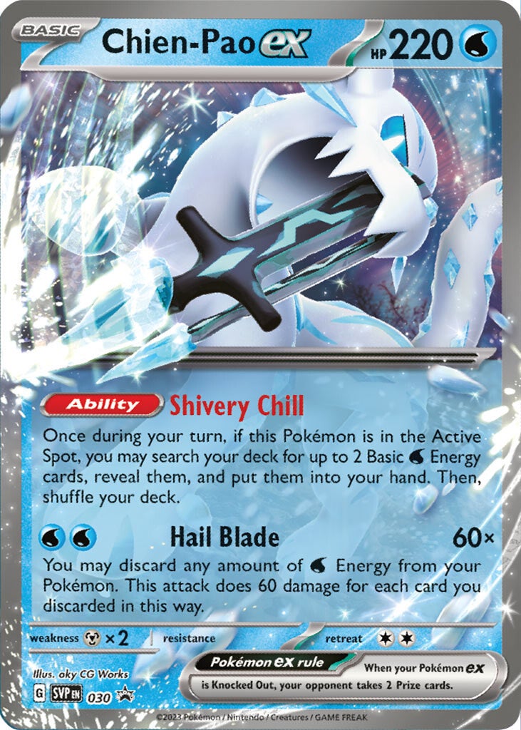 Chien-Pao ex (030) [Scarlet & Violet: Black Star Promos] | Game Master's Emporium (The New GME)