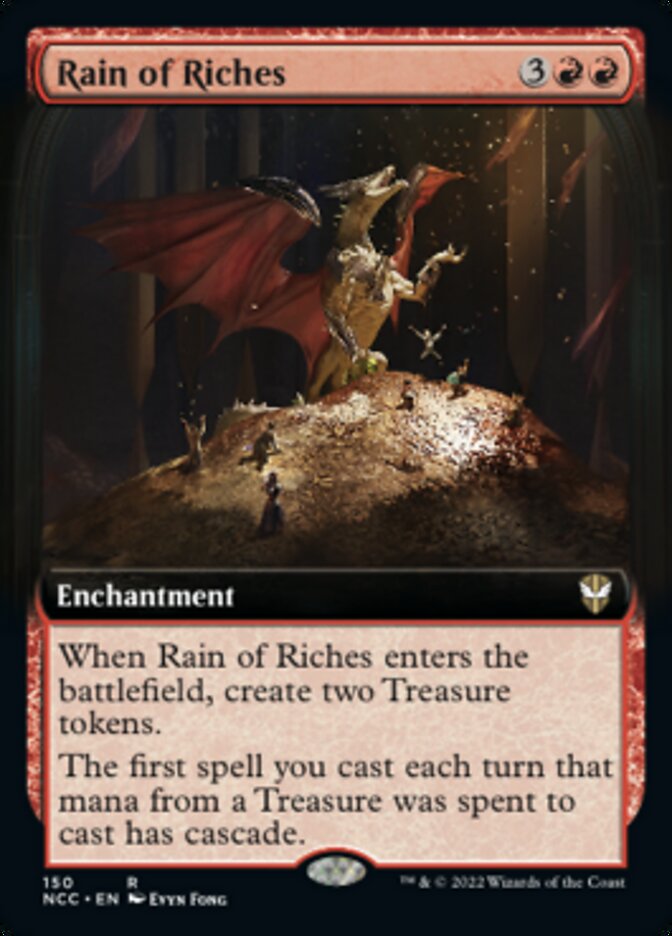 Rain of Riches (Extended Art) [Streets of New Capenna Commander] | Game Master's Emporium (The New GME)