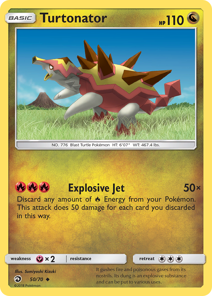 Turtonator (50/70) [Sun & Moon: Dragon Majesty] | Game Master's Emporium (The New GME)