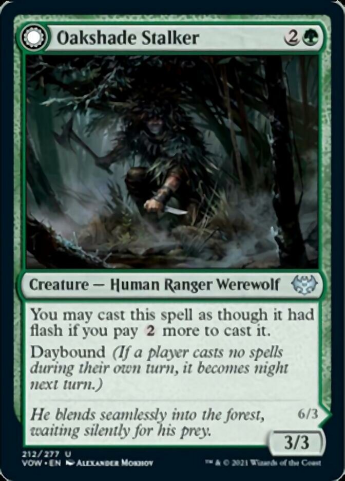 Oakshade Stalker // Moonlit Ambusher [Innistrad: Crimson Vow] | Game Master's Emporium (The New GME)