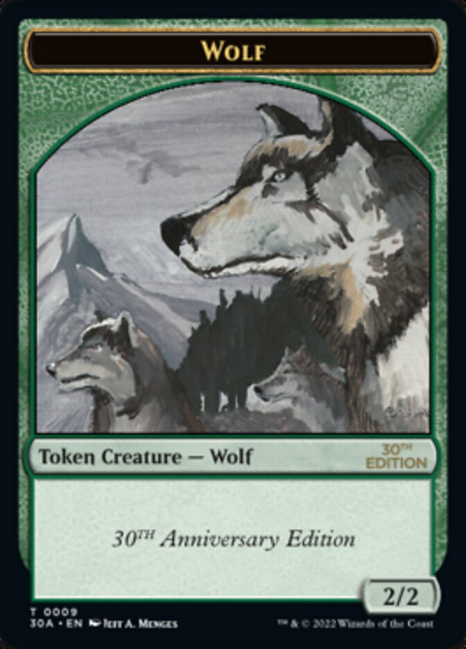 Wolf Token [30th Anniversary Tokens] | Game Master's Emporium (The New GME)