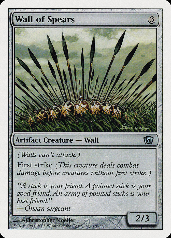 Wall of Spears [Eighth Edition] | Game Master's Emporium (The New GME)