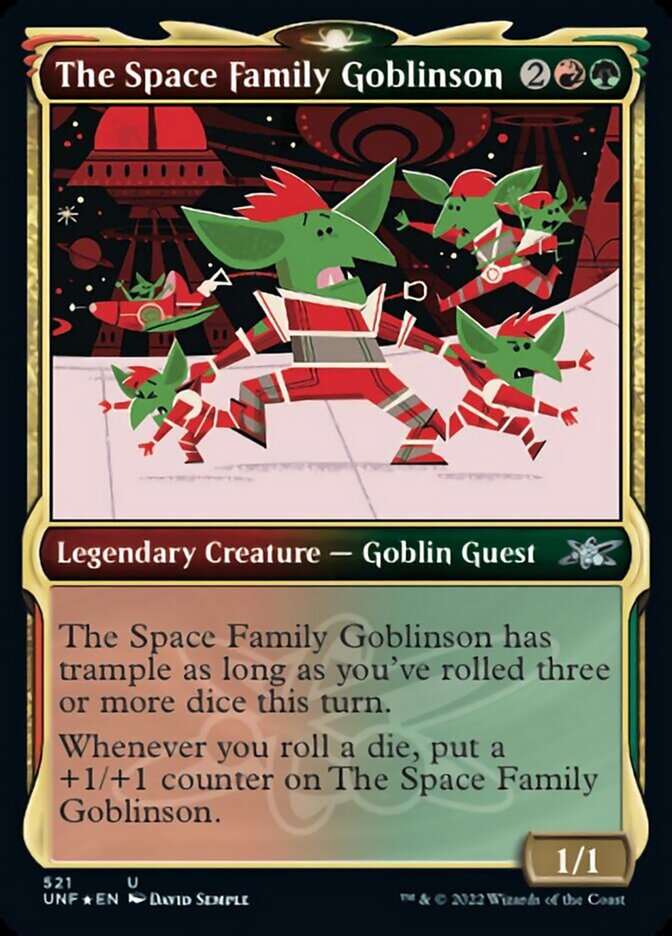 The Space Family Goblinson (Showcase) (Galaxy Foil) [Unfinity] | Game Master's Emporium (The New GME)