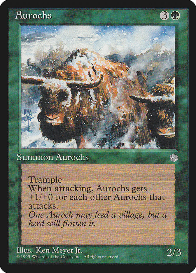 Aurochs [Ice Age] | Game Master's Emporium (The New GME)