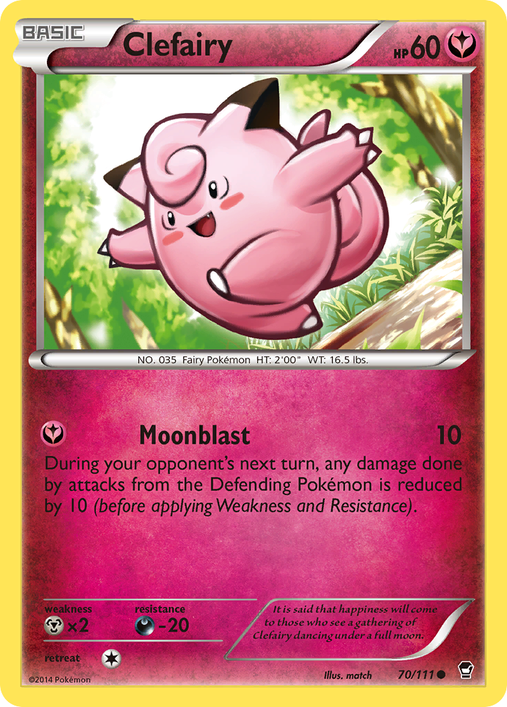 Clefairy (70/111) [XY: Furious Fists] | Game Master's Emporium (The New GME)