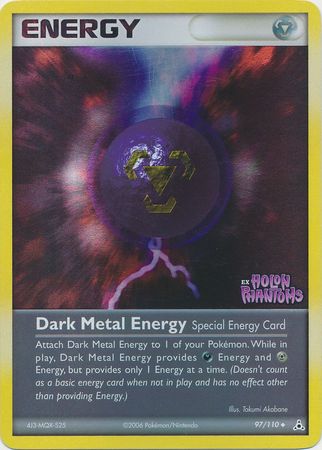 Dark Metal Energy (97/110) (Stamped) [EX: Holon Phantoms] | Game Master's Emporium (The New GME)
