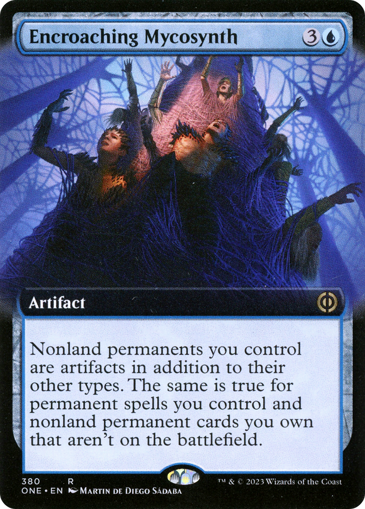Encroaching Mycosynth (Extended Art) [Phyrexia: All Will Be One] | Game Master's Emporium (The New GME)