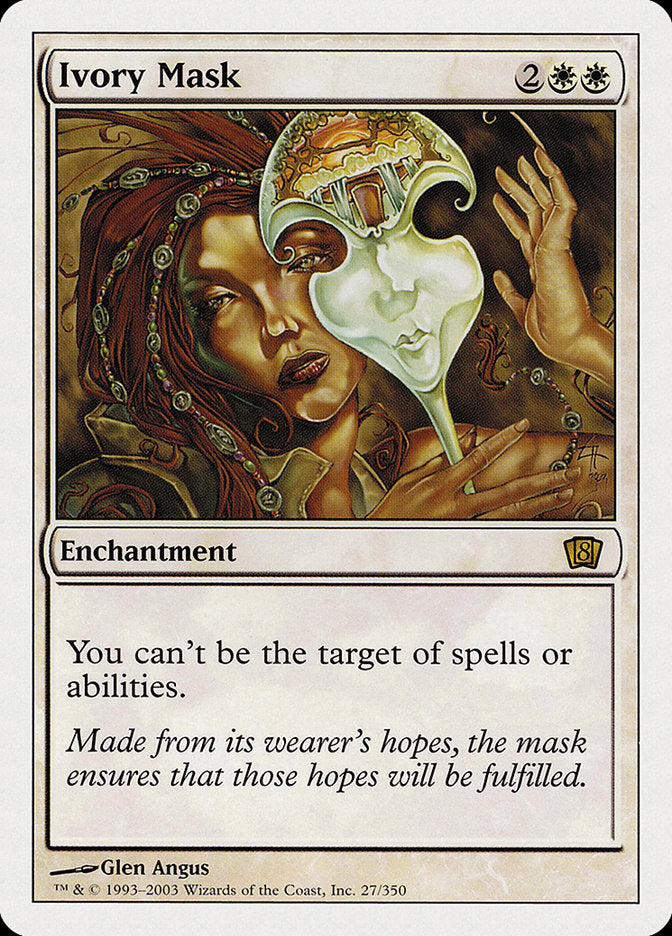 Ivory Mask [Eighth Edition] | Game Master's Emporium (The New GME)