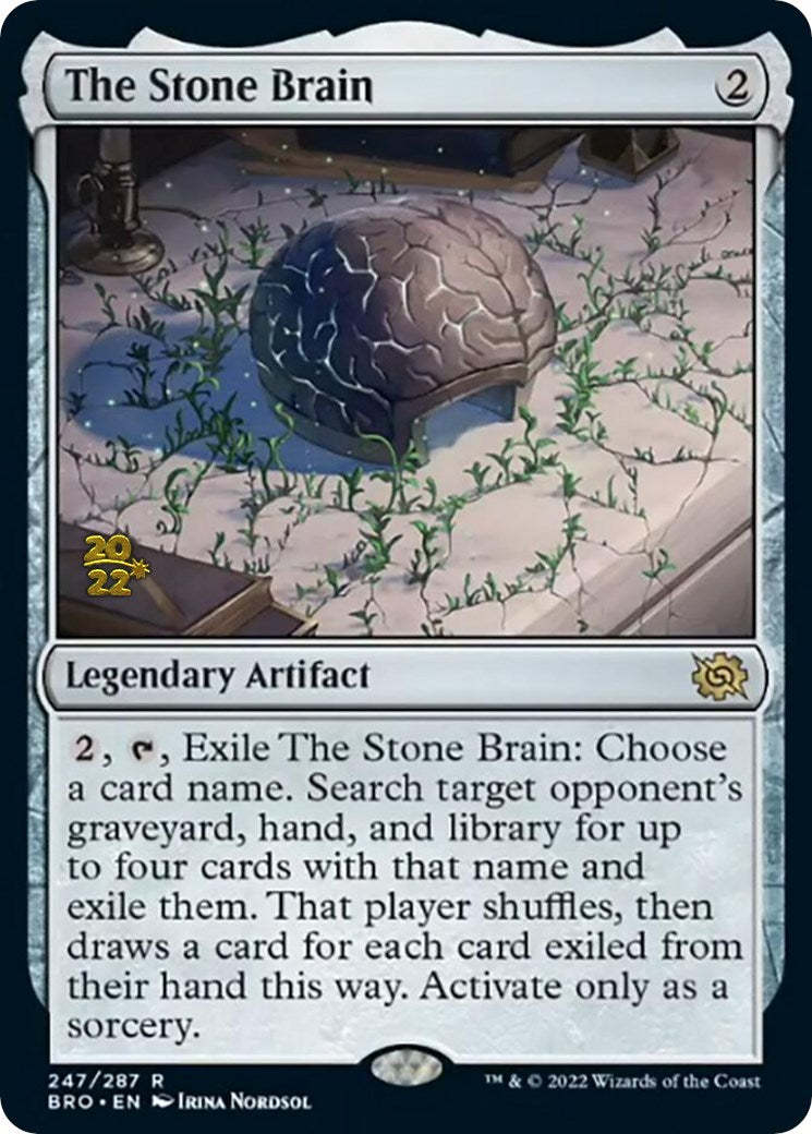 The Stone Brain [The Brothers' War Prerelease Promos] | Game Master's Emporium (The New GME)