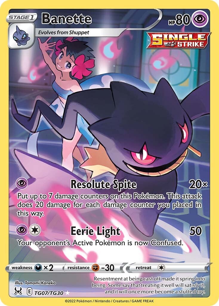 Banette (TG07/TG30) [Sword & Shield: Lost Origin] | Game Master's Emporium (The New GME)