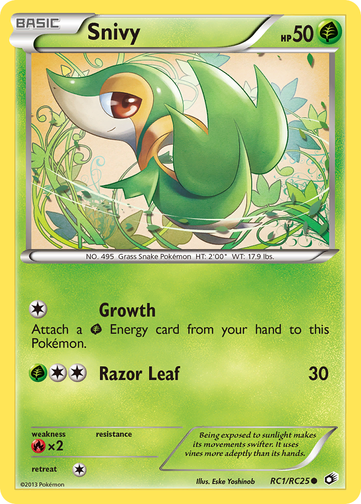 Snivy (RC1/RC25) [Black & White: Legendary Treasures] | Game Master's Emporium (The New GME)