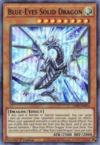 Blue-Eyes Solid Dragon (Green) [LDS2-EN014] Ultra Rare | Game Master's Emporium (The New GME)