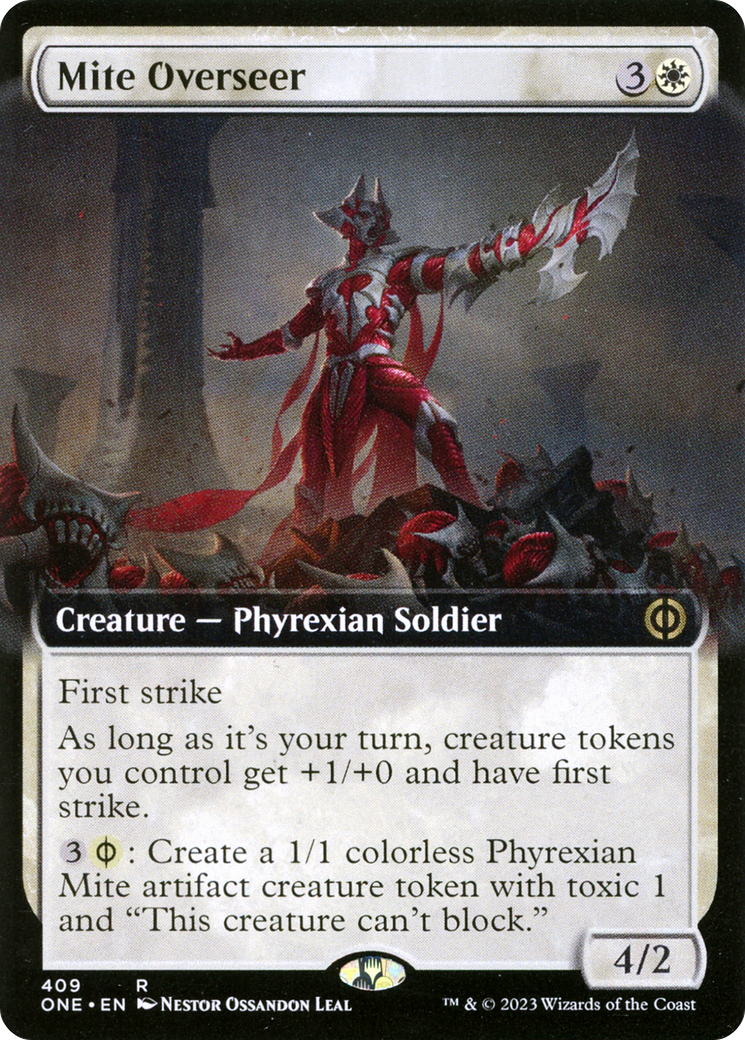Mite Overseer (Extended Art) [Phyrexia: All Will Be One] | Game Master's Emporium (The New GME)
