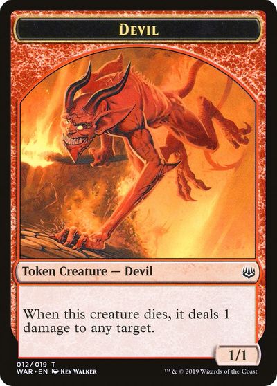 Devil // Satyr Double-Sided Token [Challenger Decks 2020 Tokens] | Game Master's Emporium (The New GME)