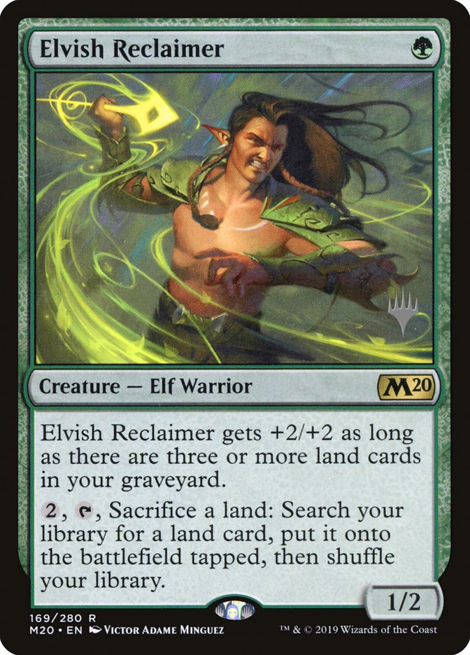 Elvish Reclaimer (Promo Pack) [Core Set 2020 Promos] | Game Master's Emporium (The New GME)