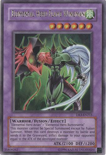 Elemental Hero Flame Wingman [DR3-EN215] Ultra Rare | Game Master's Emporium (The New GME)