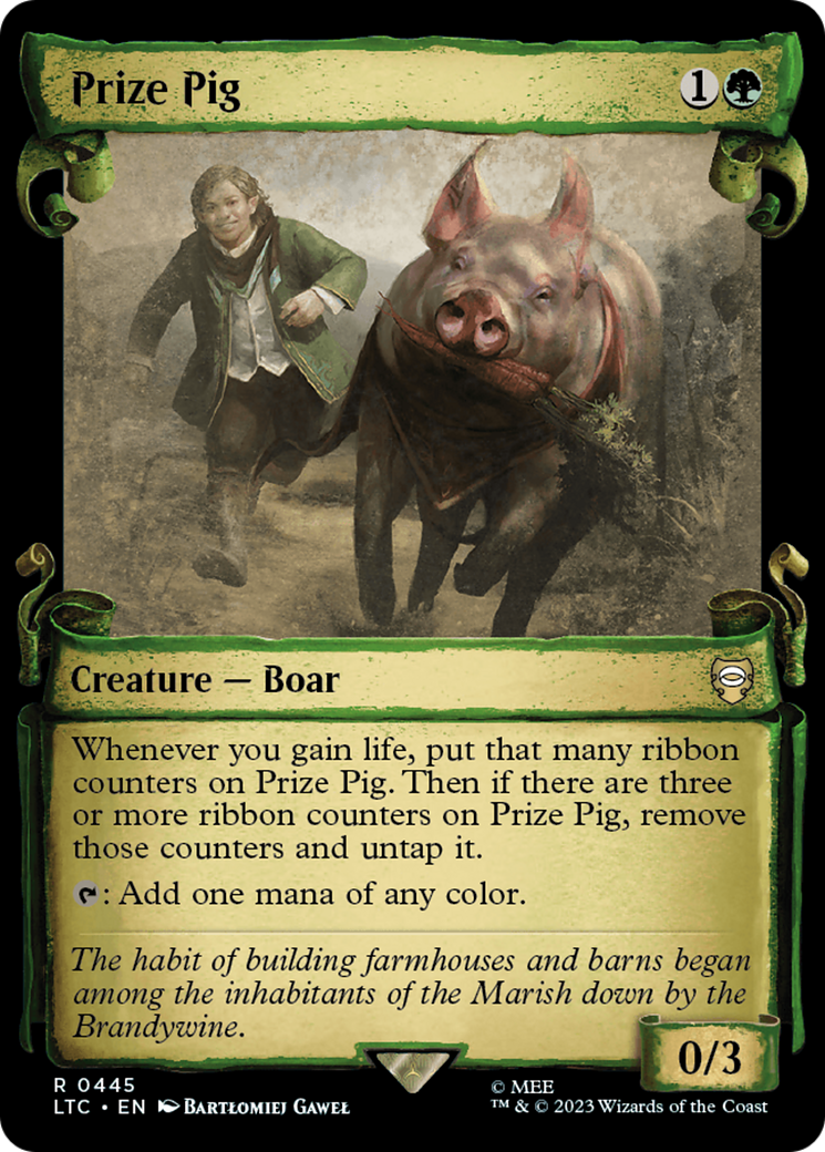 Prize Pig [The Lord of the Rings: Tales of Middle-Earth Commander Showcase Scrolls] | Game Master's Emporium (The New GME)