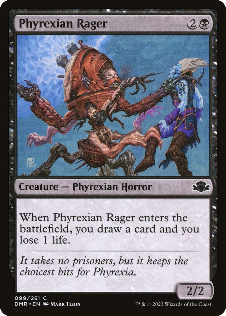 Phyrexian Rager [Dominaria Remastered] | Game Master's Emporium (The New GME)