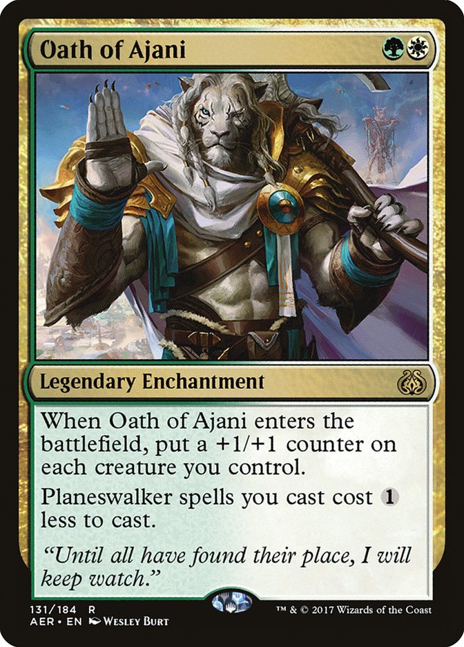 Oath of Ajani [Aether Revolt] | Game Master's Emporium (The New GME)