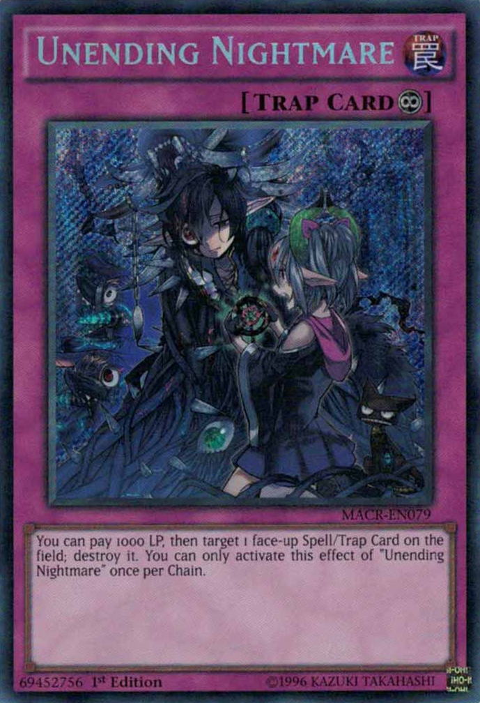 Unending Nightmare [MACR-EN079] Secret Rare | Game Master's Emporium (The New GME)