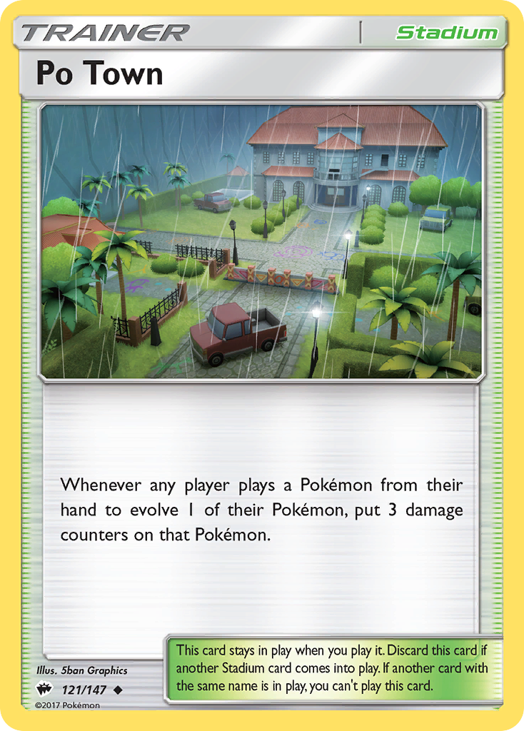 Po Town (121/147) [Sun & Moon: Burning Shadows] | Game Master's Emporium (The New GME)
