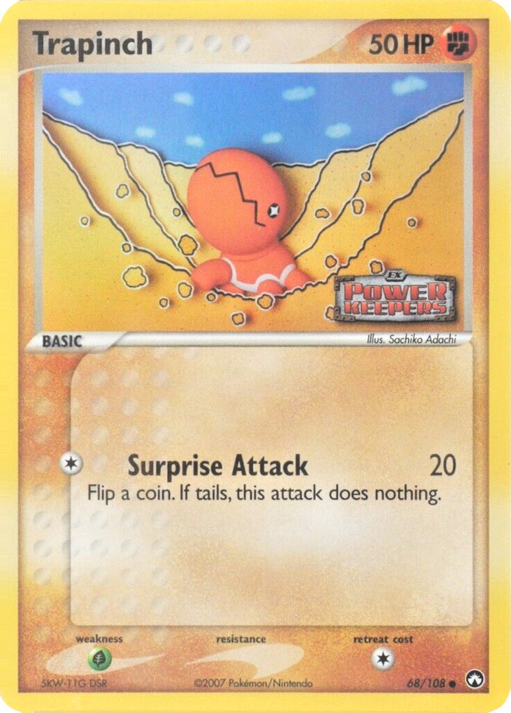 Trapinch (68/108) (Stamped) [EX: Power Keepers] | Game Master's Emporium (The New GME)