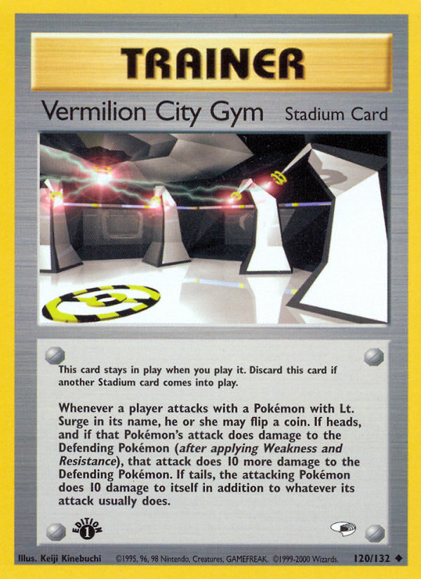 Vermilion City Gym (120/132) [Gym Heroes 1st Edition] | Game Master's Emporium (The New GME)