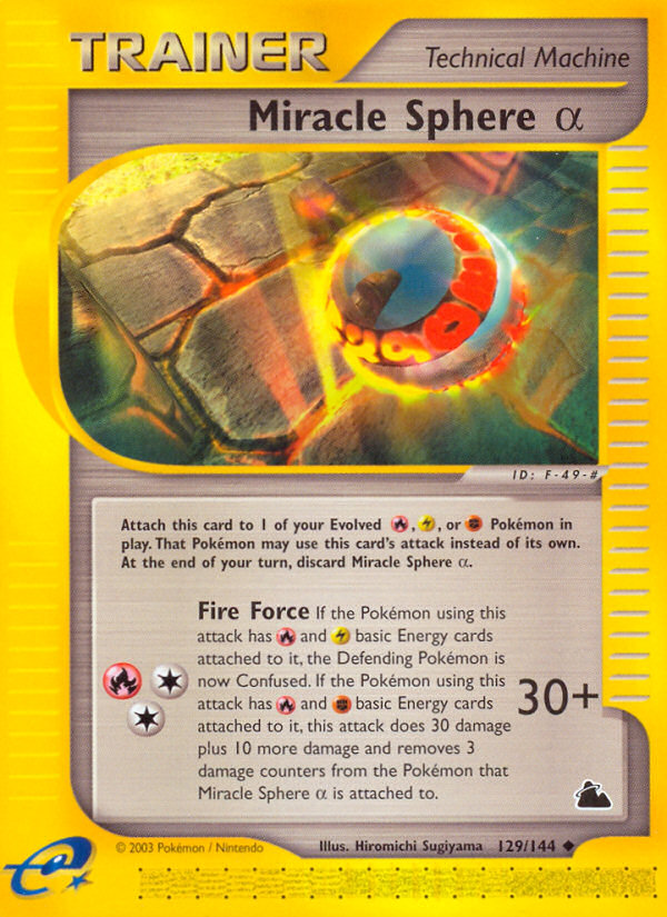 Miracle Sphere Alpha (129/144) [Skyridge] | Game Master's Emporium (The New GME)