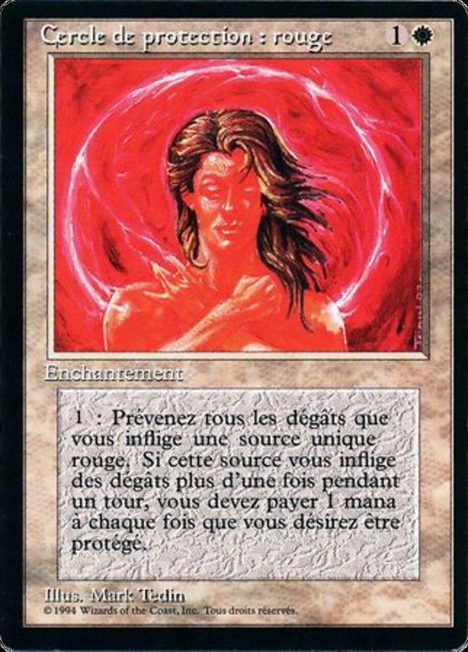 Circle of Protection: Red [Foreign Black Border] | Game Master's Emporium (The New GME)