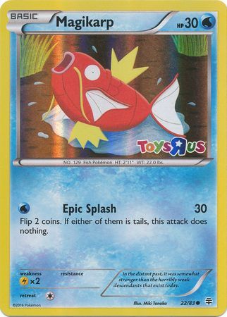 Magikarp (22/83) (Toys R Us Promo) [XY: Generations] | Game Master's Emporium (The New GME)