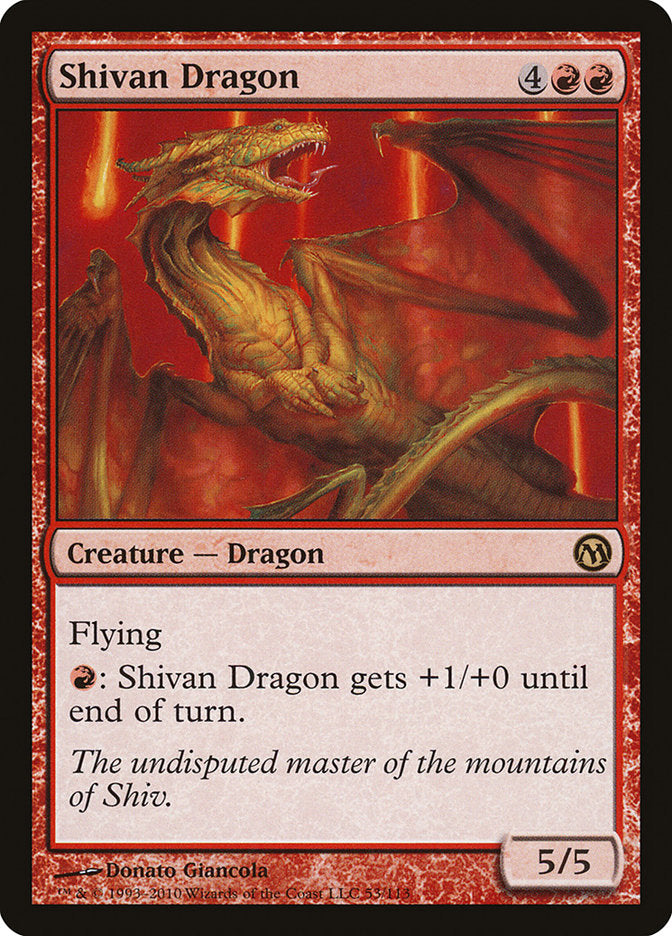 Shivan Dragon [Duels of the Planeswalkers] | Game Master's Emporium (The New GME)