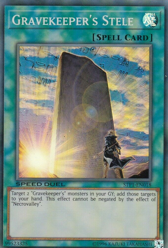 Gravekeeper's Stele [STP1-EN018] Super Rare | Game Master's Emporium (The New GME)