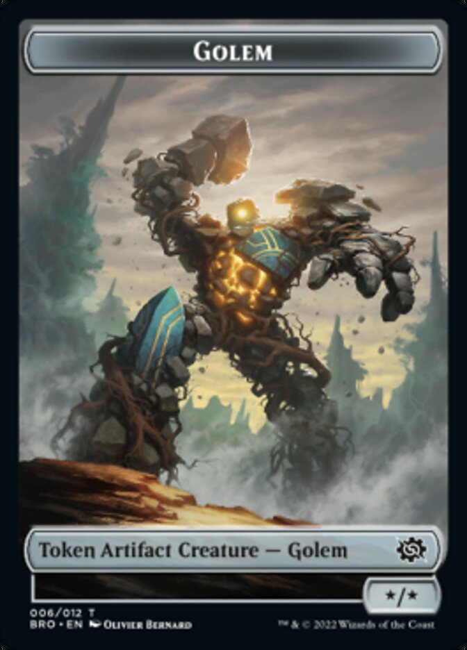 Golem Token [The Brothers' War Tokens] | Game Master's Emporium (The New GME)