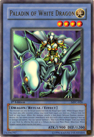 Paladin of White Dragon [MFC-026] Ultra Rare | Game Master's Emporium (The New GME)