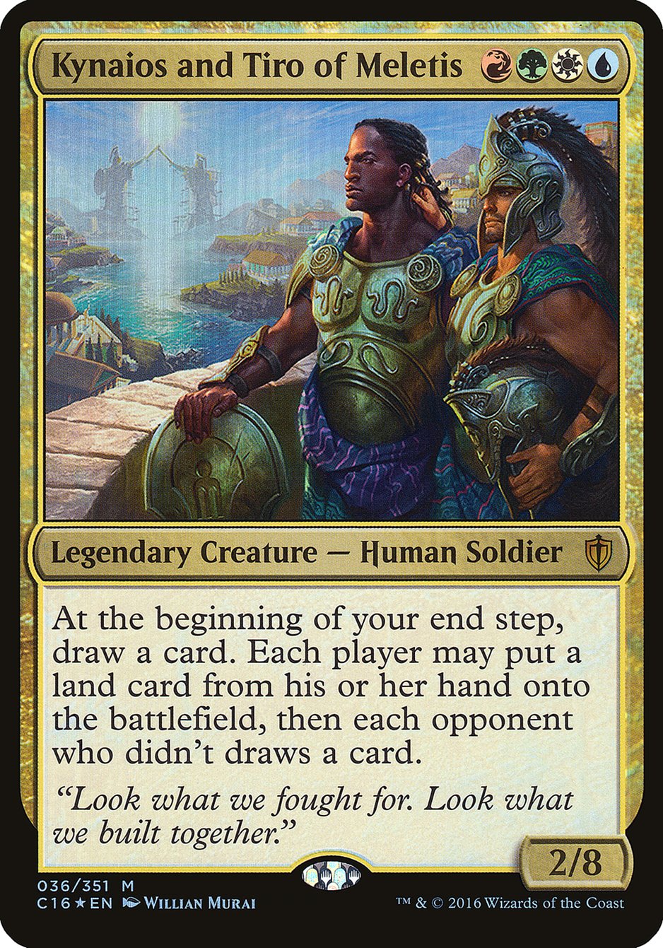 Kynaios and Tiro of Meletis (Oversized) [Commander 2016 Oversized] | Game Master's Emporium (The New GME)