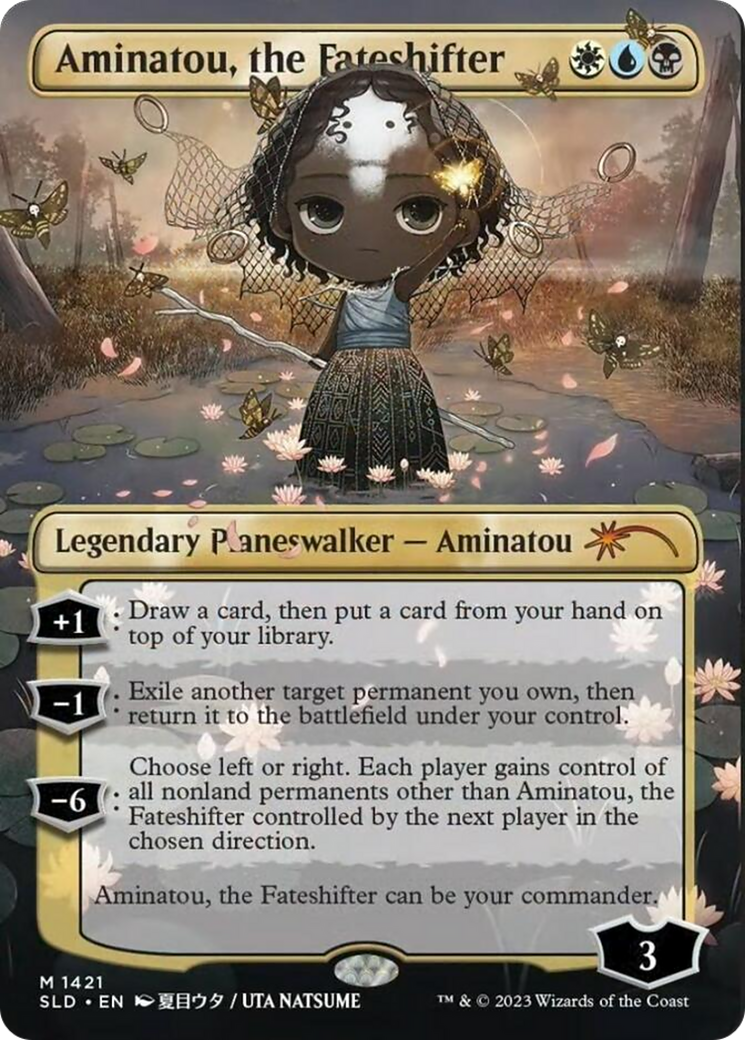 Aminatou, the Fateshifter (Rainbow Foil) [Secret Lair Drop Series] | Game Master's Emporium (The New GME)