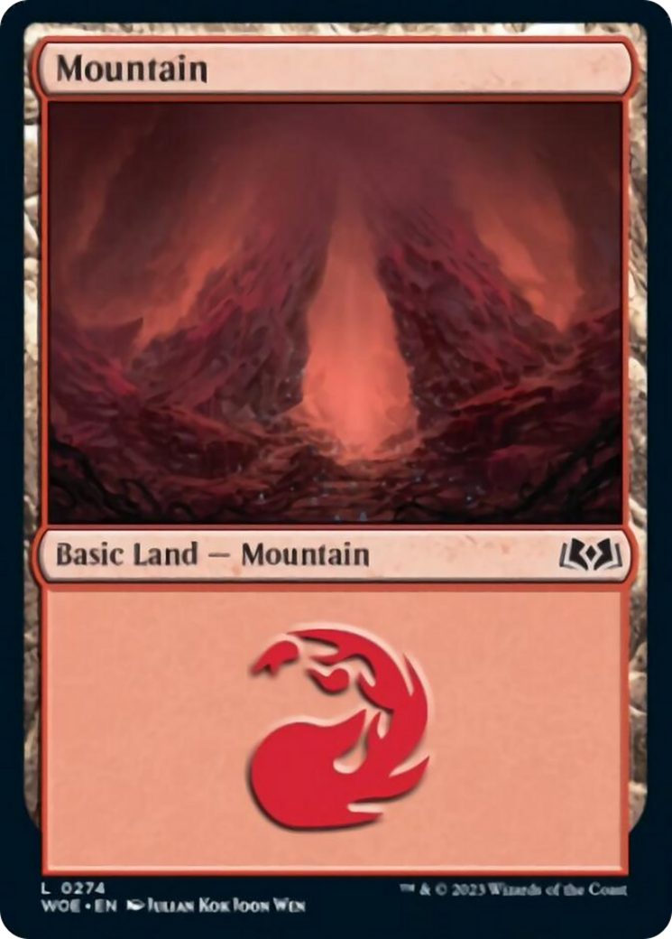 Mountain (0274) [Wilds of Eldraine] | Game Master's Emporium (The New GME)