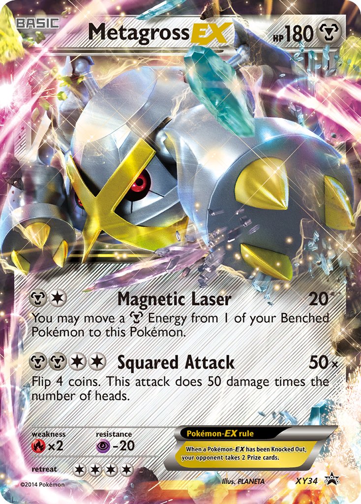 Metagross EX (XY34) [XY: Black Star Promos] | Game Master's Emporium (The New GME)