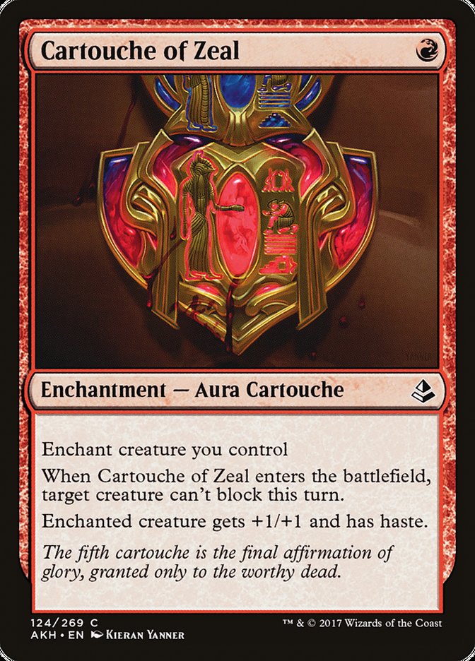 Cartouche of Zeal [Amonkhet] | Game Master's Emporium (The New GME)