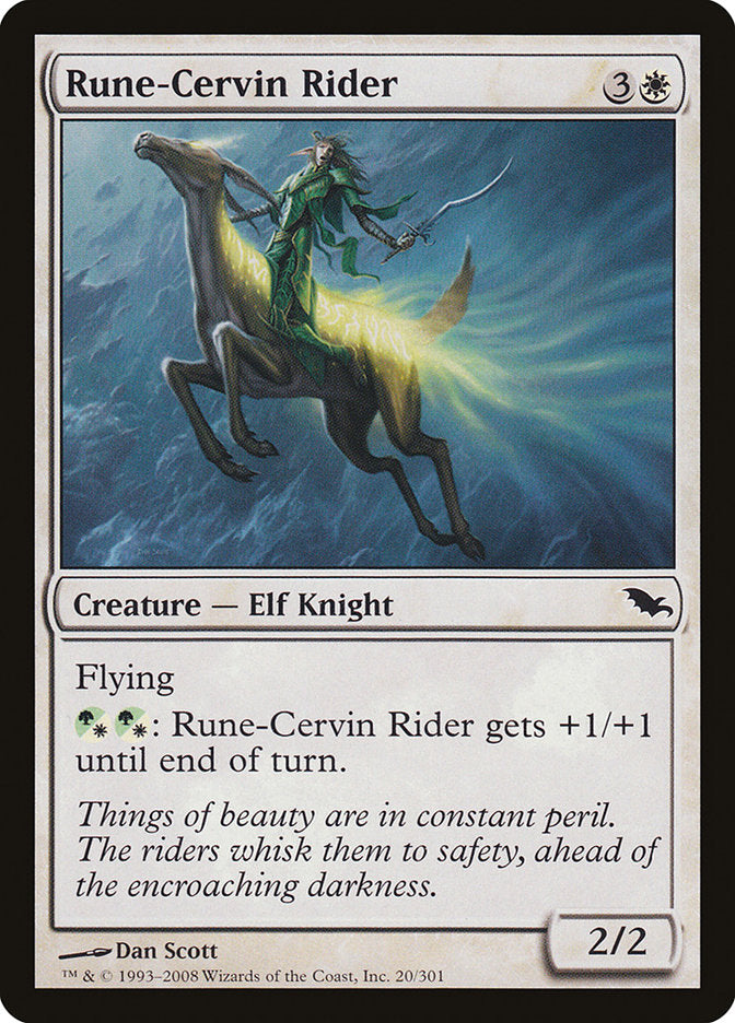 Rune-Cervin Rider [Shadowmoor] | Game Master's Emporium (The New GME)