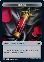 Blood // Boar Double-Sided Token [Innistrad: Crimson Vow Tokens] | Game Master's Emporium (The New GME)