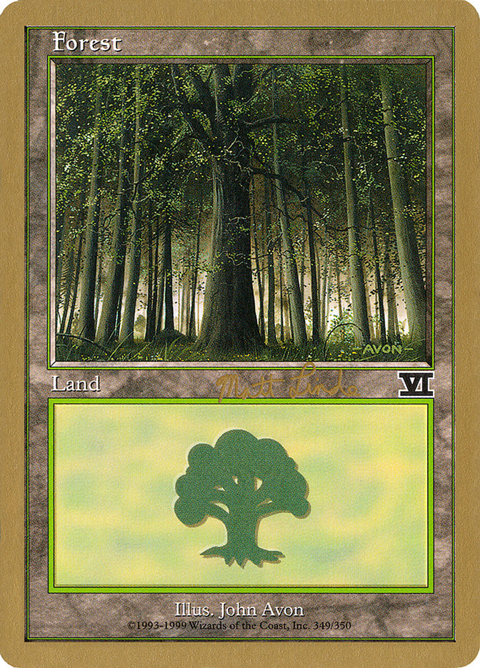 Forest (ml349) (Matt Linde) [World Championship Decks 1999] | Game Master's Emporium (The New GME)