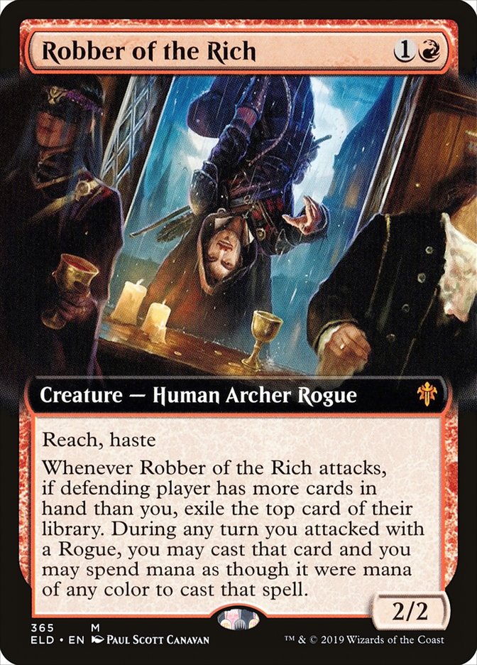 Robber of the Rich (Extended Art) [Throne of Eldraine] | Game Master's Emporium (The New GME)