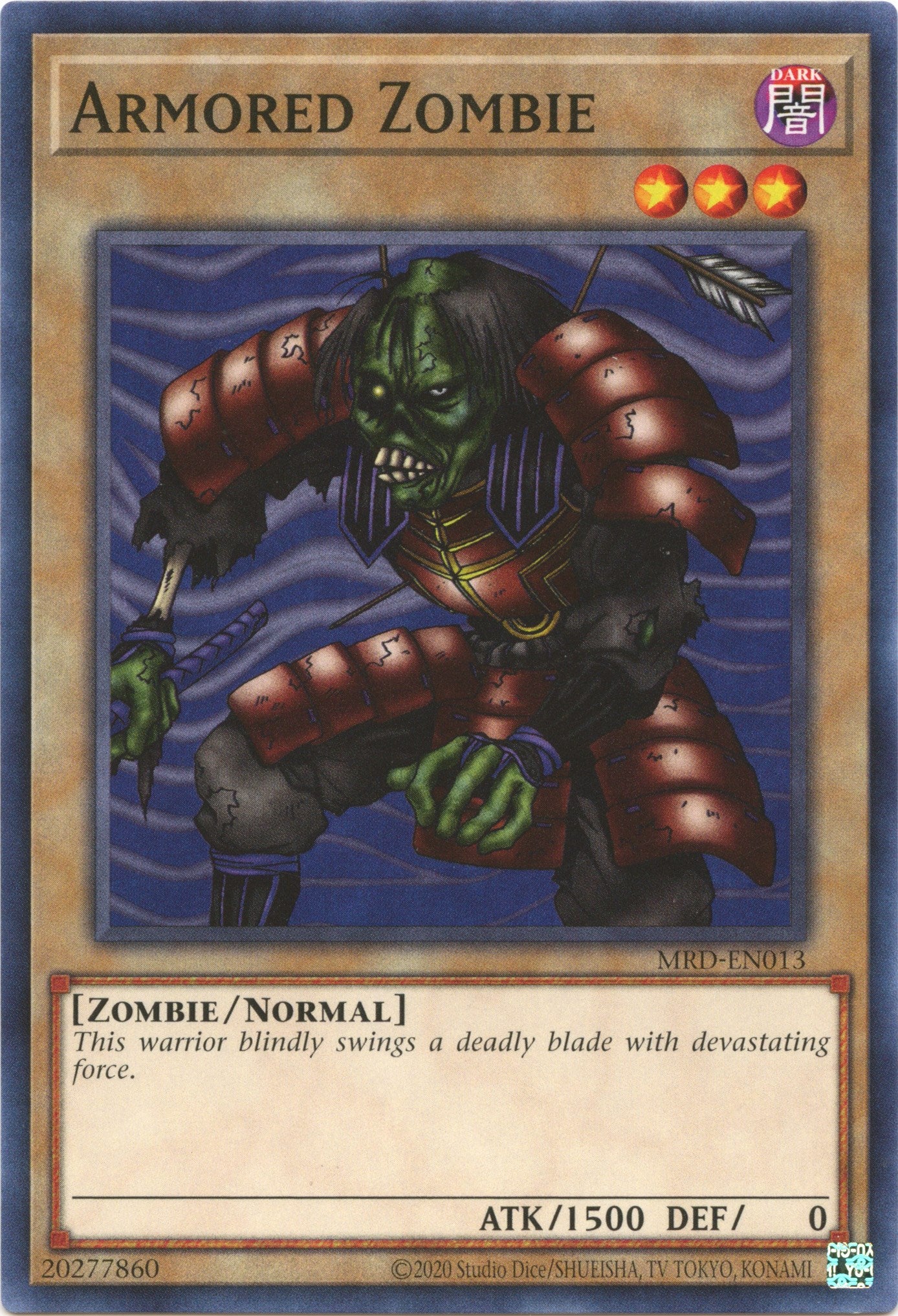 Armored Zombie (25th Anniversary) [MRD-EN013] Common | Game Master's Emporium (The New GME)