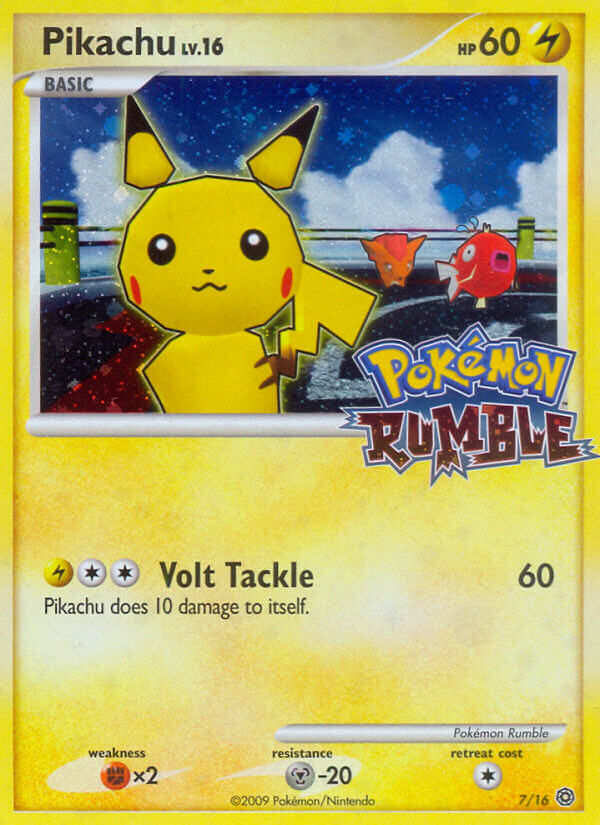 Pikachu (7/16) [Pokémon Rumble] | Game Master's Emporium (The New GME)