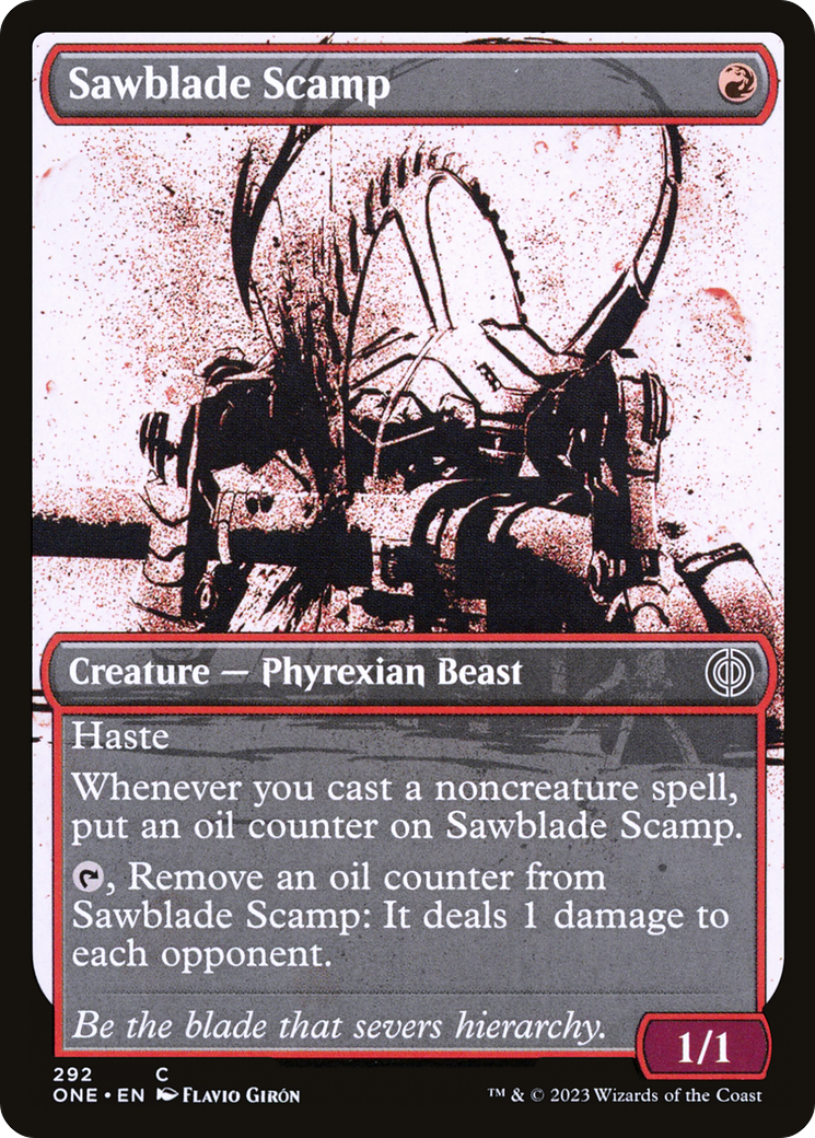 Sawblade Scamp (Showcase Ichor) [Phyrexia: All Will Be One] | Game Master's Emporium (The New GME)