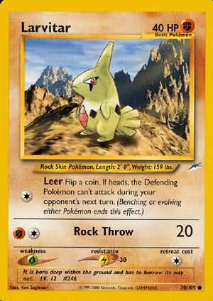 Larvitar (70/105) [Neo Destiny Unlimited] | Game Master's Emporium (The New GME)