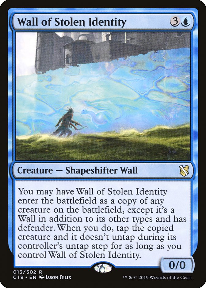 Wall of Stolen Identity [Commander 2019] | Game Master's Emporium (The New GME)