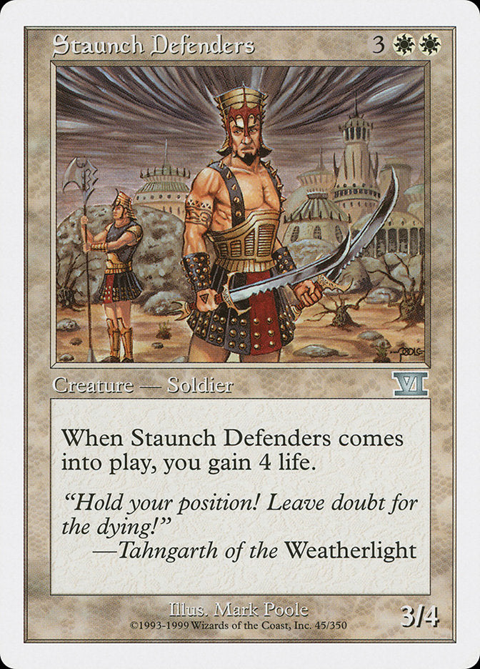 Staunch Defenders [Classic Sixth Edition] | Game Master's Emporium (The New GME)